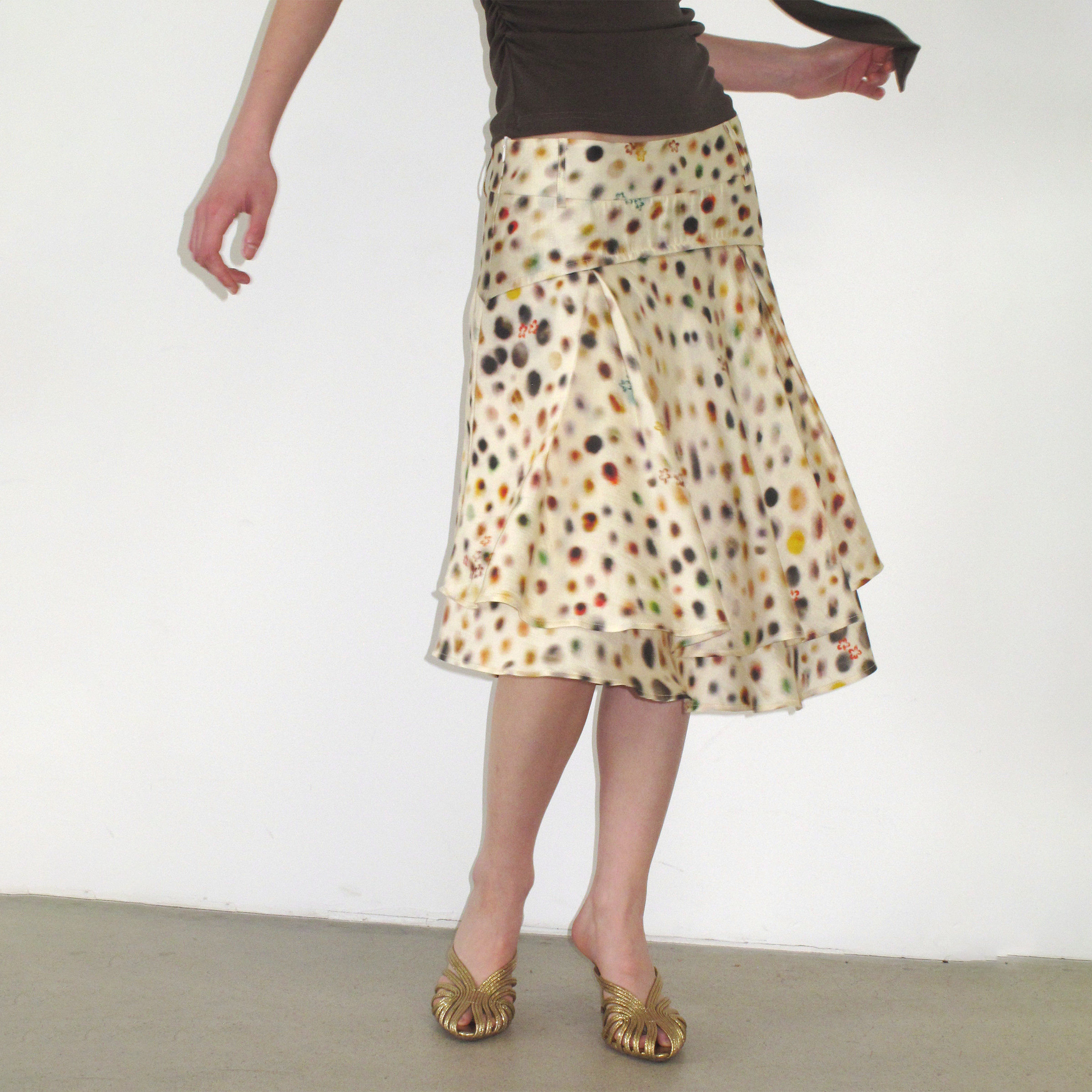 womens-a-line-midi-skirt-in-lyocell-acetate-with-polka-dot-print