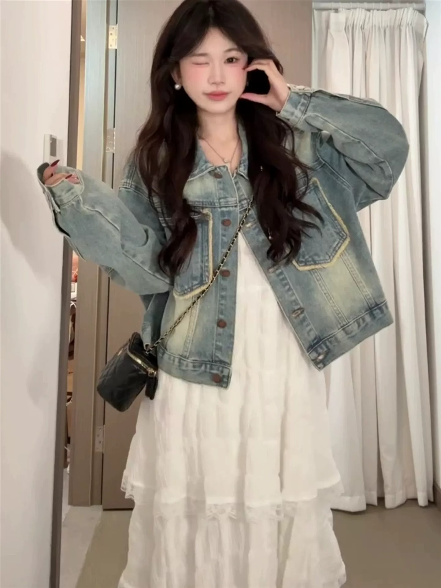 petite-korean-style-blue-denim-jacket-women-2026-new-versatile-commuter-jacket-cardigan